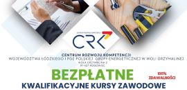 Ulotka dot. bezpłatnych kursów zawodowych 