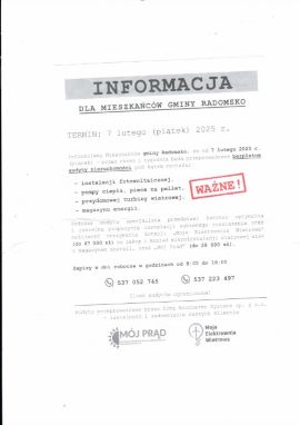 Ulotka informacyjna 
