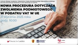 Plakat informacyjny dot. szkolenia