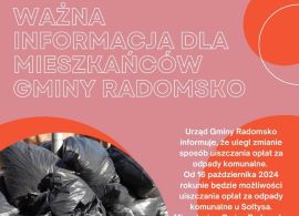 Czerwona plansza informacyjna z napisami