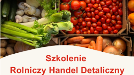 Plakat informujący o szkoleniu 
