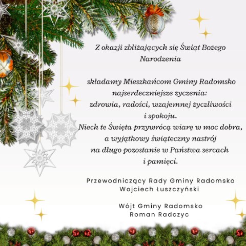 Życzenia Bożonarodzeniowe 