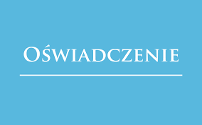 oświadczenie