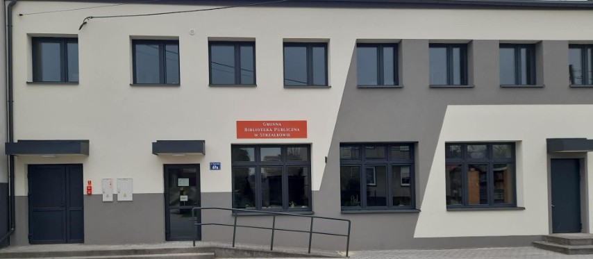 Budynek biblioteki w Strzałkowie