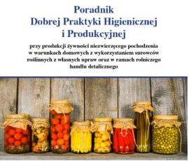 Strona tytułowa "Poradnika Dobrej Praktyki Higienicznej i Produkcyjnej  