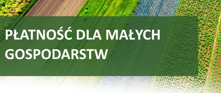 plakat informacyjny dot. ryczałtowych płatności dla rolników