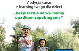 plakat informujący o konkursie KRUS dla dzieci