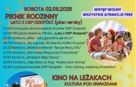 Kolorowy plakat informacyjny