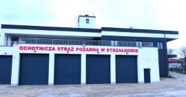 Budynek OSP Strzałków po remoncie 