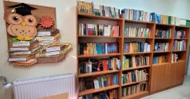 Biblioteka-regał z książkami