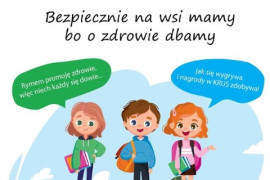 Plakat informujący o konkursie plastycznym dla dzieci