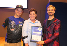Od lewej: Bartosz Ostałowski, Ewa Kornacka, Jan Mela 