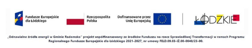 Grafika: cztery logotypy i napisy 