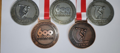 Medale Piotra Płoskońskiego zdobyte podczas Mistrzostw Polski Masters