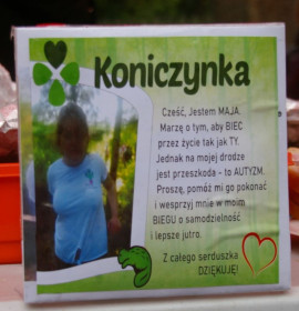 Plakat informacyjny "Koniczynka"