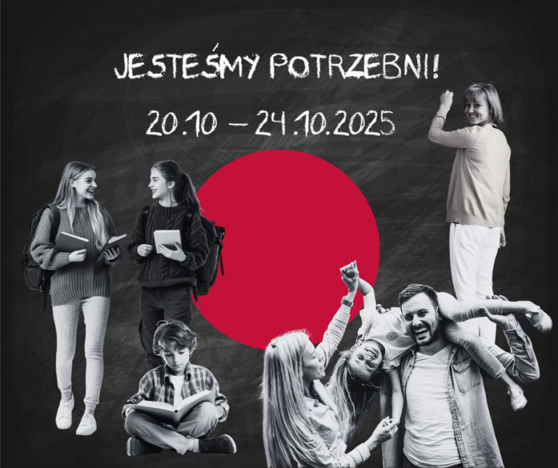 Plakat informacyjny akcji "Jesteśmy potrzebni"