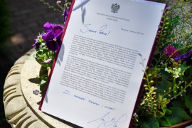 List Prezydenta RP Andrzeja Dudy zachęcający do udziału w Narodowym Czytaniu 2023