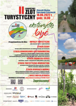 Plakat II Zlot Turystyczny