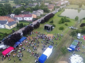 Widok na piknik z góry