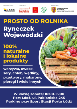 Plakat Prosto od rolnika - Ryneczek Wojewódzki