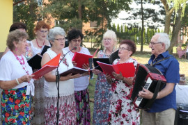 Lokalny zespół muzyczny z Dziepółci 