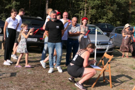 Uczestnicy konkursu podczas jednej z konkurencji 