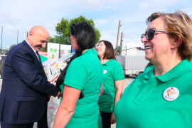 Moment wręczania nagród