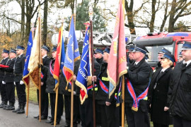 Jednostki OSP Gminy Radomsko podczas uroczystego apelu