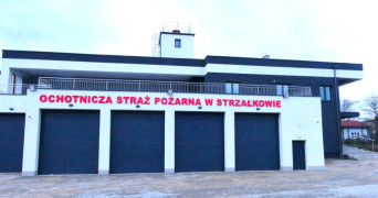 Budynek OSP Strzałków po remoncie 