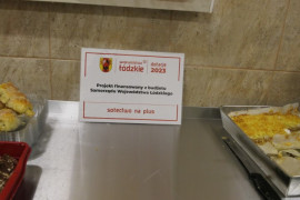 Stół gastronomiczny zakupiony na potrzeby KGW "Szczepocice Rządowe nad Wartą" 