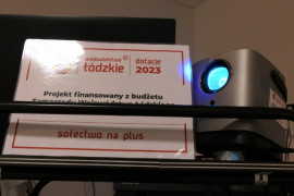 Projektor zakupiony na potrzeby KGW "Szczepocice Rządowe nad Wartą" 