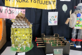 Prace konkursowe wykonane z surowców wtórnych 