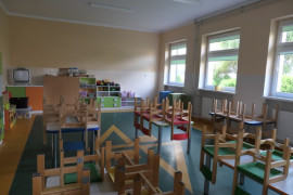 Odnowiona sala lekcyjna w PSP w Płoszowie 