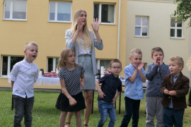 Dzieci podczas występu