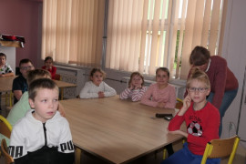 Uczniowie PSP w Strzałkowie 