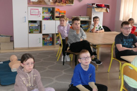 Uczniowie PSP w Strzałkowie 