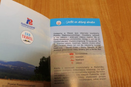 Informator Turystyczny wydany przez Powiat Radomszczański w formie książeczki 