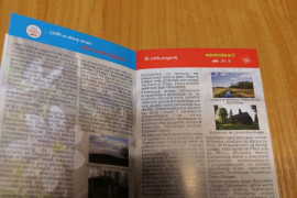 Informator turystyczny wydany przez Powiat Radomszczański w formie publikacji książkowej 