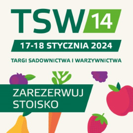 Plakat informujący o targach ogrodniczych