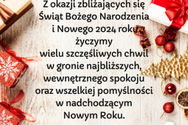 Życzenia świąteczne 