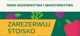 Plakat informujący o targach orgodniczych